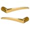 Baldwin L022 Lever Lifetime Satin Brass Door Levers Lifetime Satin Brass L022.044.MR - alternate 2